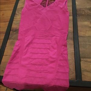 Bebe bodycon magenta dress NWT Sz M/L